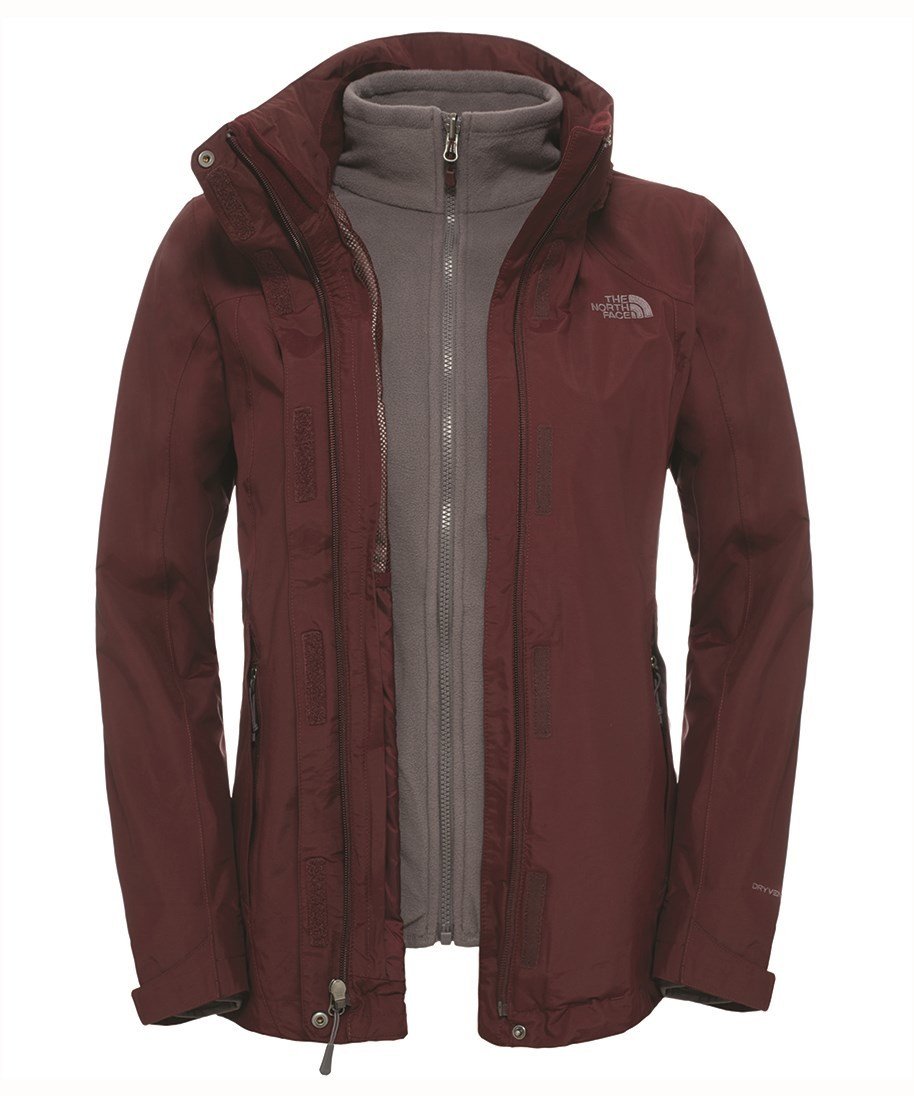The North Face  W  Evolution II Triclimate  Kadın Mont