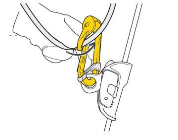 PETZL ROLLCLIP A Makaralı Karabina P74