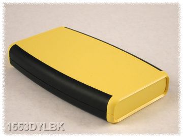 ABS Enclosure 147x89x25 Yellow (1553DYLBK )