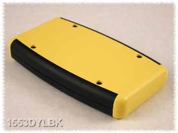 ABS Enclosure 147x89x25 Yellow (1553DYLBK )