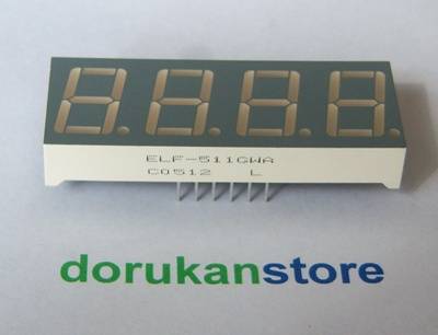 14.22mm 4Digit Kırmızı Ortak Katot Display