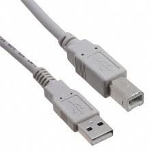 USB Cable A to B M/M 1,8m Grey shielded (AK-300105-018-E) USB-AB-2GR-GS)
