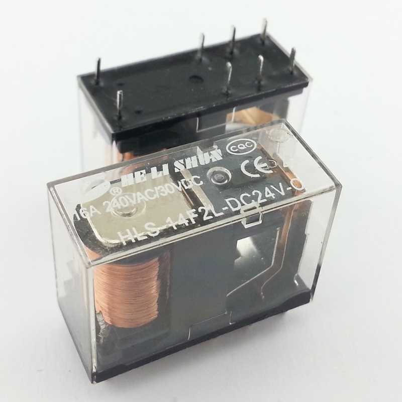 12V 16A Tek Kontak Röle - HLS-14F2L-DC12V-C