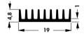 ICK SMD B7 Soğutucu (19x4,8x7mm)