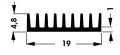 ICK SMD B10 Soğutucu (19x4,8x10mm)