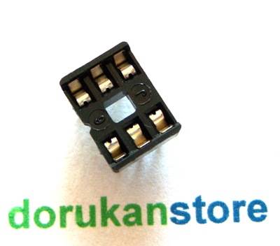 6 Pin IC Soket (25 ADET FİYATI)