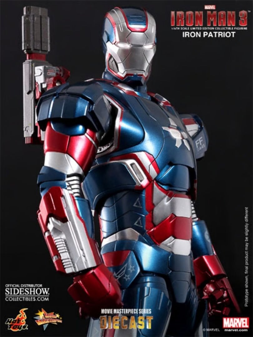 Iron Man 3 – Iron Patriot 1/6 Scale Diecast Koleksiyon Figürü