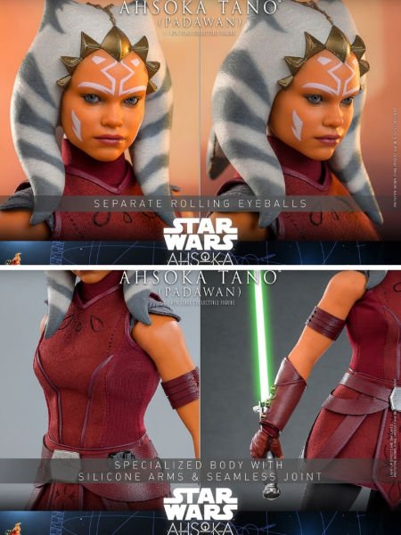 Star Wars: Ahsoka - Ahsoka Tano (Padawan) 1/6 Scale Koleksiyon Figürü