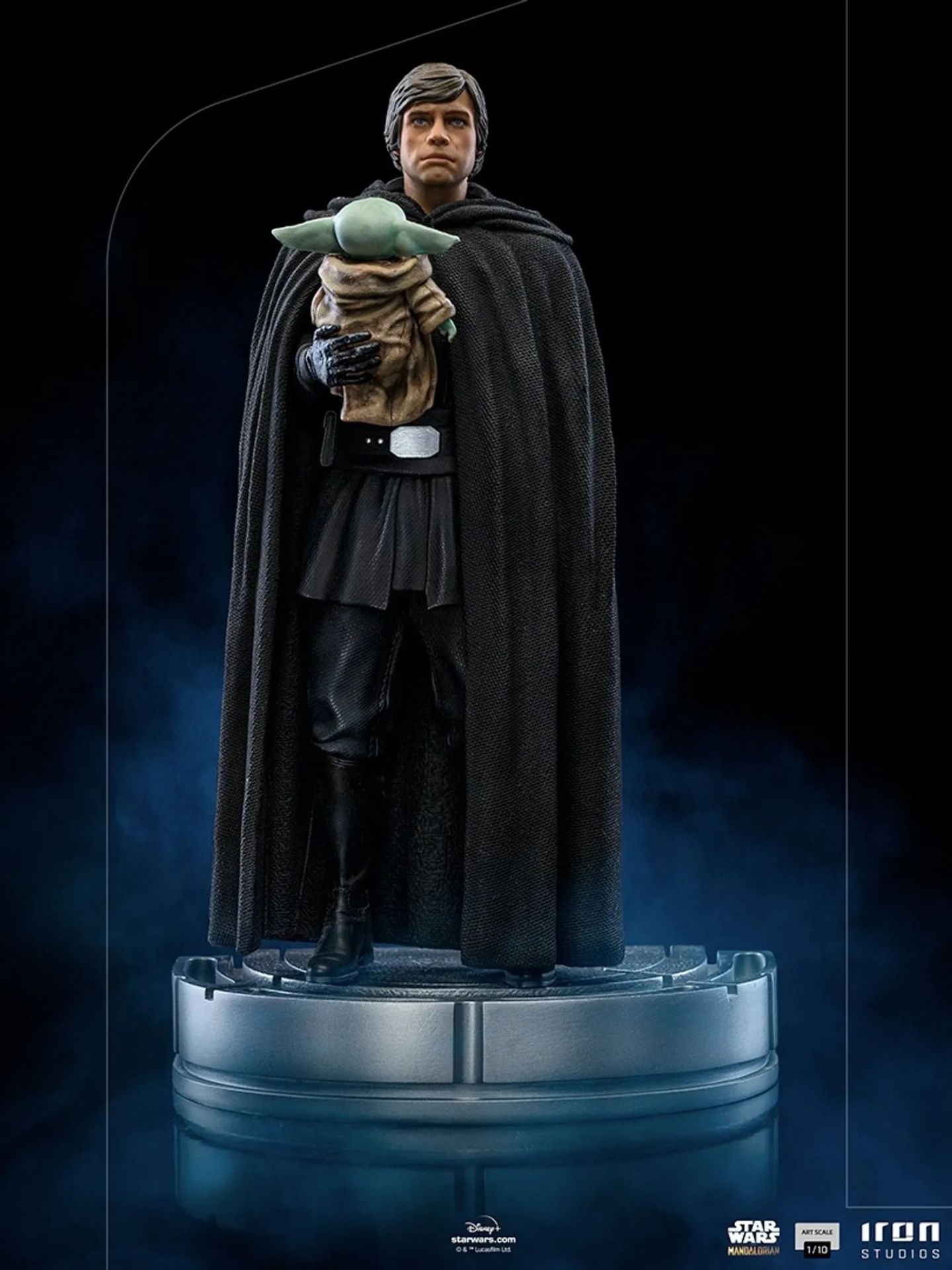 Star Wars: The Mandalorian - Luke Skywalker and Grogu 1/10 Art Scale Limited Edition Heykel