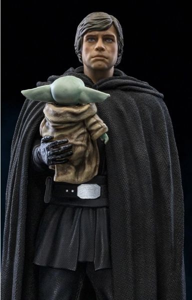 Star Wars: The Mandalorian - Luke Skywalker and Grogu 1/10 Art Scale Limited Edition Heykel