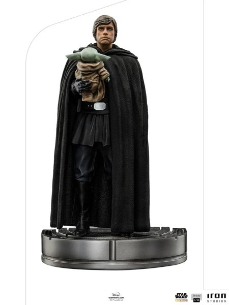 Star Wars: The Mandalorian - Luke Skywalker and Grogu 1/10 Art Scale Limited Edition Heykel