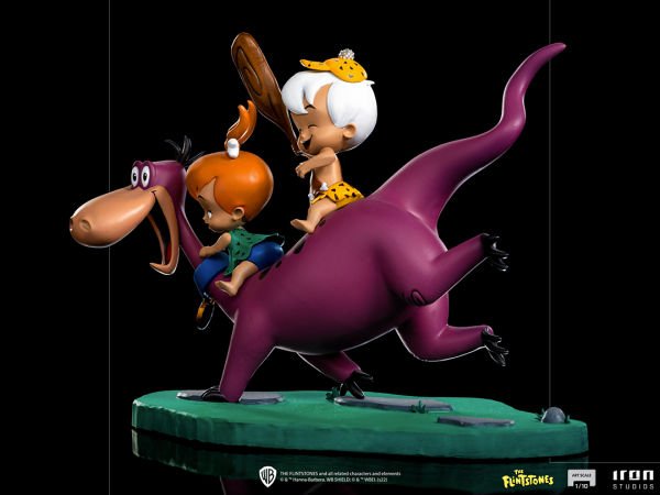 Flintstones - Dino, Çakıl, Bambam 1/10 Art Scale Limited Edition Heykel