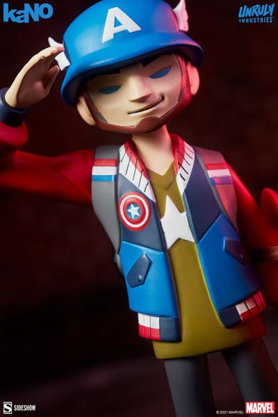 Captain America Designer Collectible Toy by kaNO