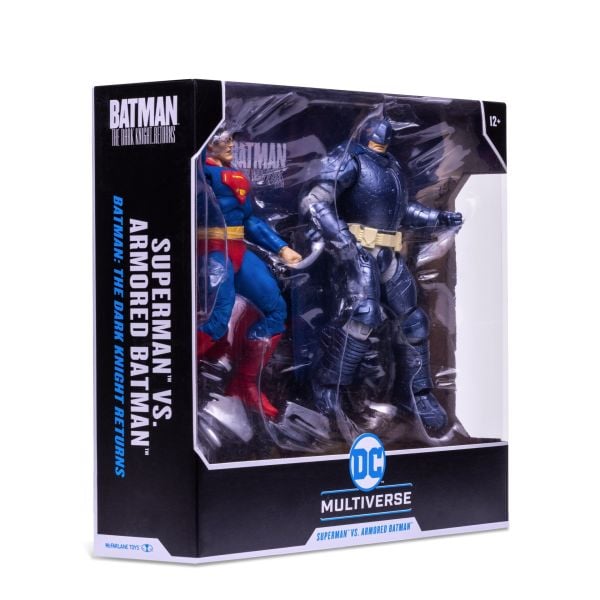 DC Multiverse Batman: The Dark Knight Returns - Superman vs. Armored Batman Two-Pack