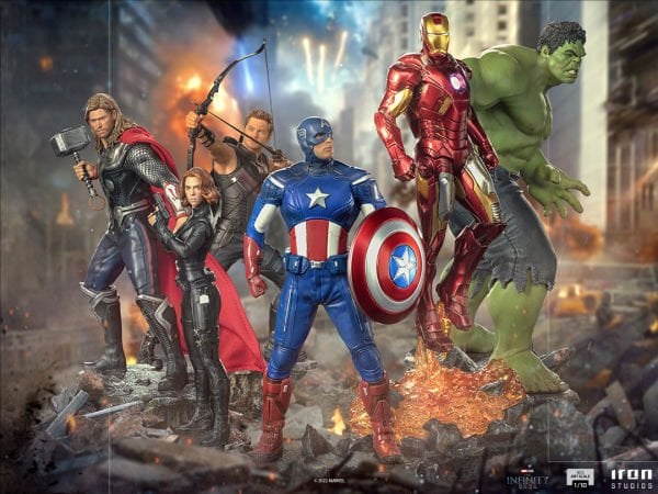 Avengers: Infinity Saga - Captain America (Battle of New York) 1/10 Art Scale Limited Edition Heykel