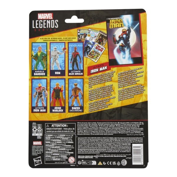 Marvel Legends Ultimate Iron Man (Marvel Comics) Aksiyon Figürü, Çizgi Roman Aksesuarlı