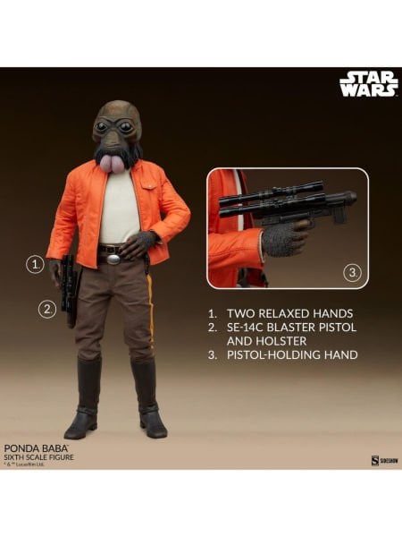 Star Wars: A New Hope - Ponda Baba 1/6 Scale Limited Edition Koleksiyon Figürü