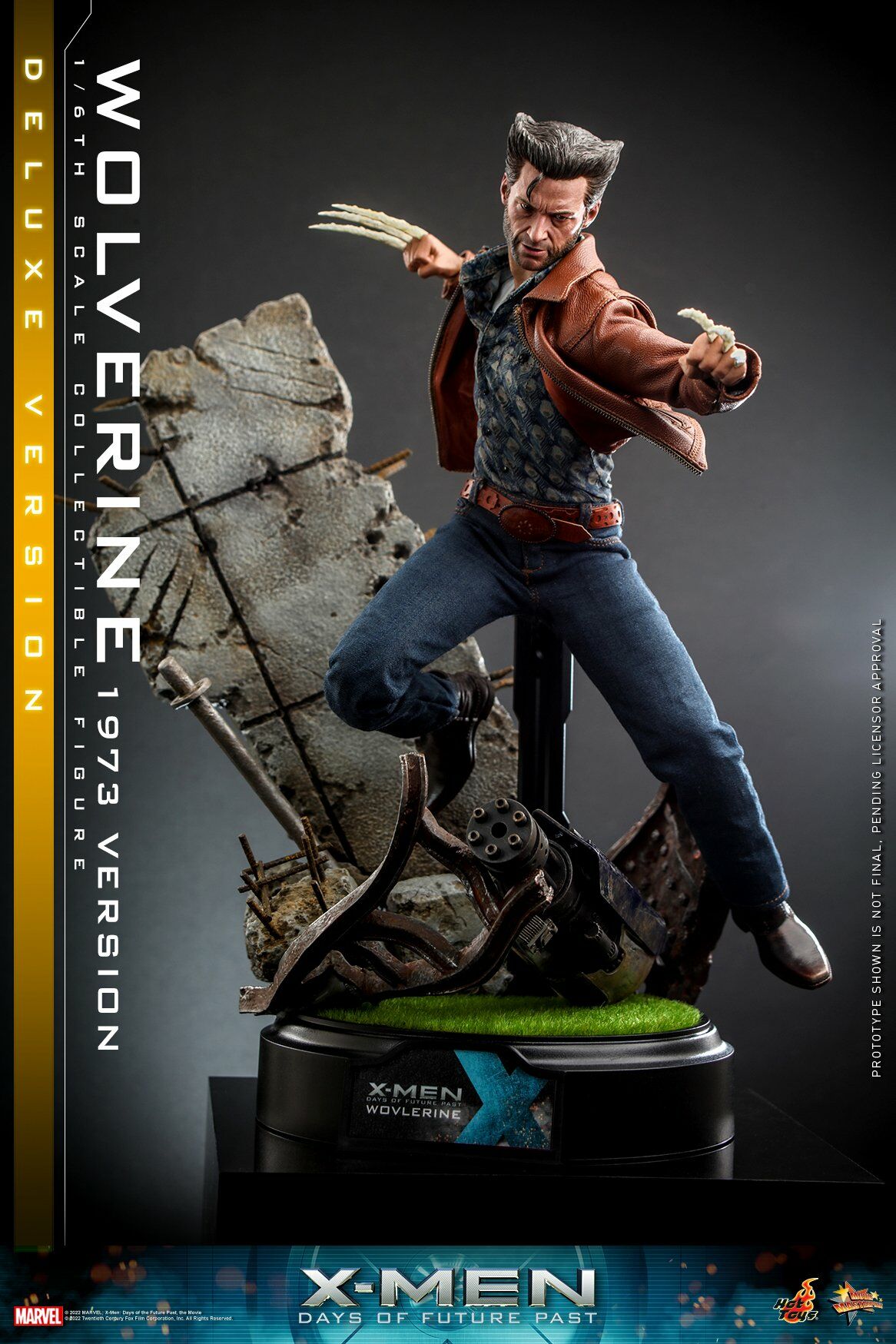 X-Men: Days of Future Past - Wolverine (1973 Version) Deluxe 1/6 Scale Koleksiyon Figürü