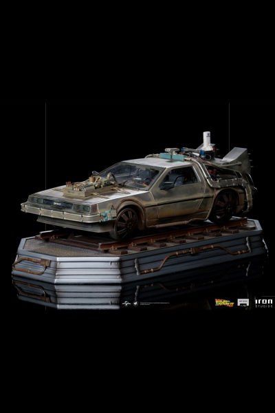 Marty & Doc & Delorean (Full Set) 1/10 Art Scale Limited Edition Heykel (Back To The Future 3)