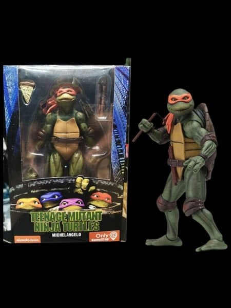 Teenage Mutant Ninja Turtles (1990 Movie) - Michelangelo Aksiyon Figürü (7 inch)