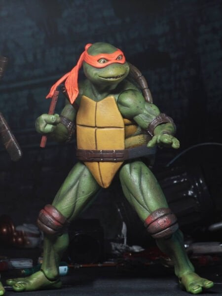 Teenage Mutant Ninja Turtles (1990 Movie) - Michelangelo Aksiyon Figürü (7 inch)