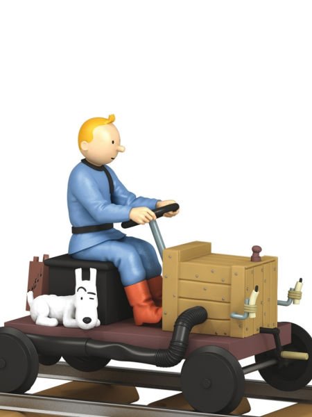 Tintin - The Draisine Engine (La Draisine à Moteur) 1/24 Scale Diecast Model Araç (No.59)