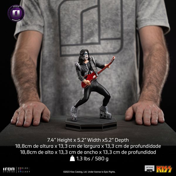 KISS - Ace Frehley 1/10 Art Scale Limited Edition Heykel