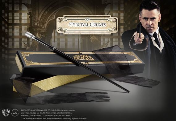 Fantastic Beasts Percival Graves Wand in Collector’s Box (Asa)