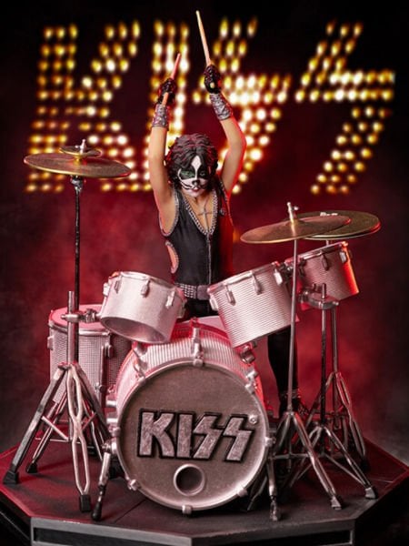 KISS - Peter Criss aka Cat 1/10 Art Scale Limited Edition Heykel