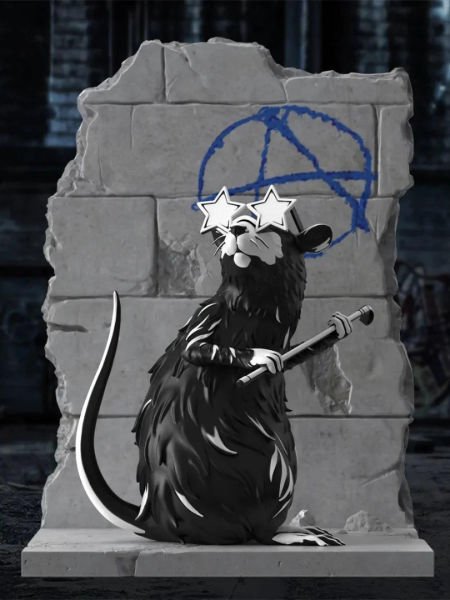 Anarchy Rat by Brandalised Designer Limited Edition Heykel