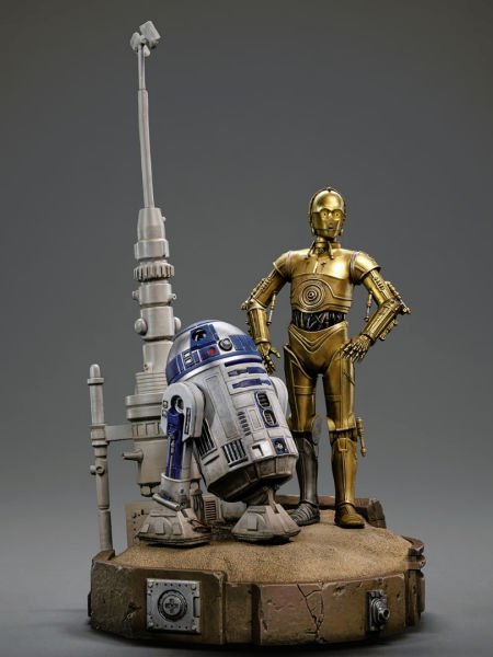 Star Wars: A New Hope - C-3PO and R2-D2 Deluxe 1/10 Art Scale Limited Edition Heykel