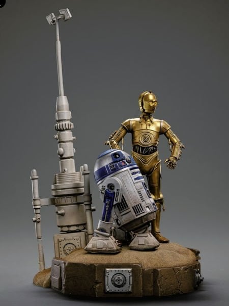 Star Wars: A New Hope - C-3PO and R2-D2 Deluxe 1/10 Art Scale Limited Edition Heykel