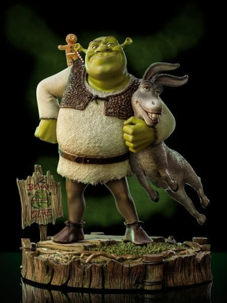 Shrek - Shrek, Donkey and The Gingerbread Man Deluxe 1/10 Art Scale Limited Edition Heykel