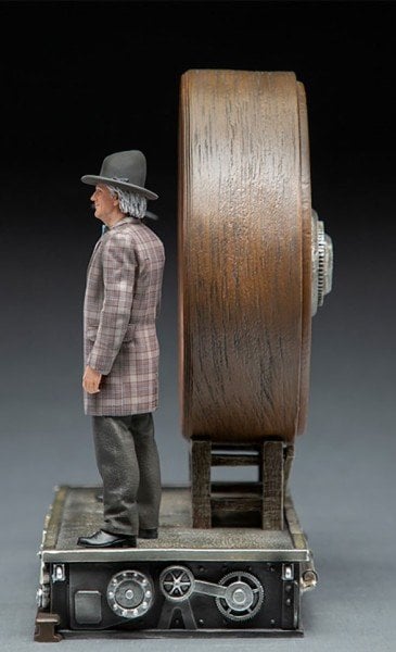 Back to the Future 3 - Marty and Doc at the Clock Deluxe 1:10 Art Scale Heykel