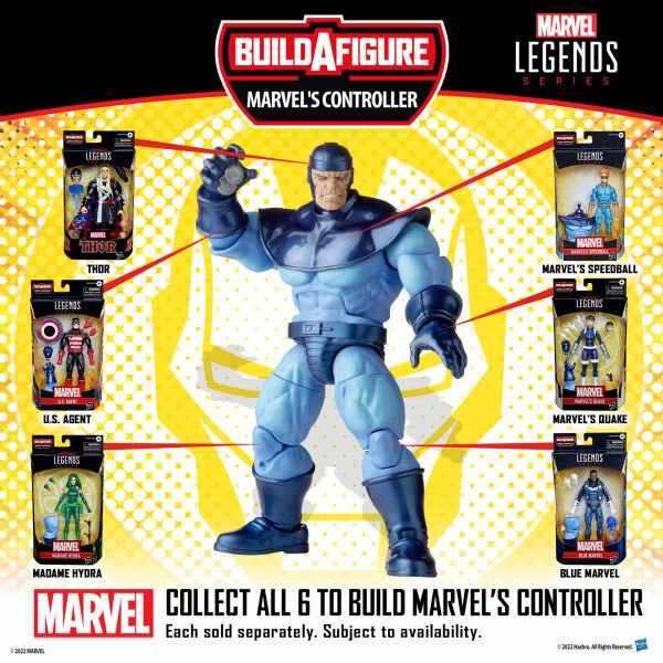 Marvel Legends Blue Marvel (Marvel's Controller BAF)