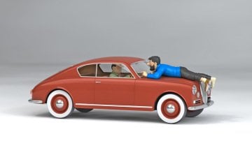 Tintin - Lancia Aurelia (L’Aurélia de l’Italien) 1/24 Scale Diecast Model Araç (No.14)