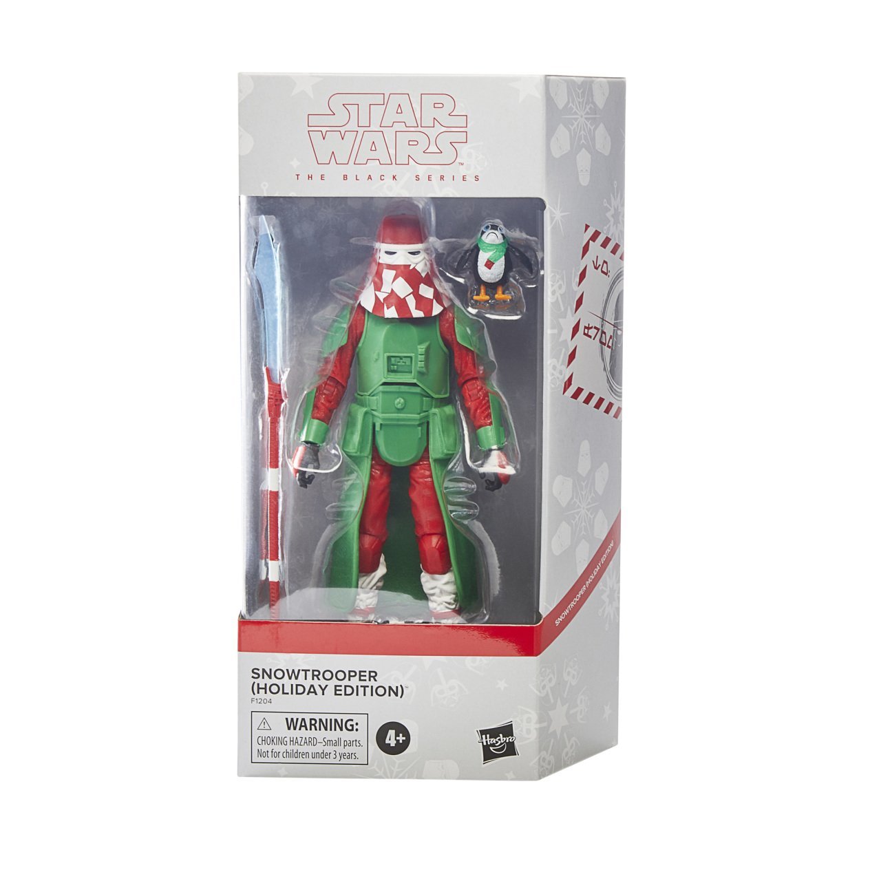 Star Wars The Black Series Snowtrooper (Holiday Edition) and Porg Exclusive