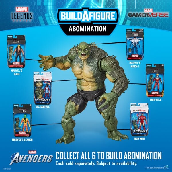 Marvel Legends Gamerverse Marvel's Leader (Abomination BAF)