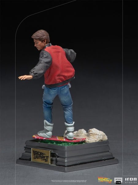 Back To The Future 2 - Marty McFly on Hoverboard 1/10 Art Scale Limited Edition Heykel