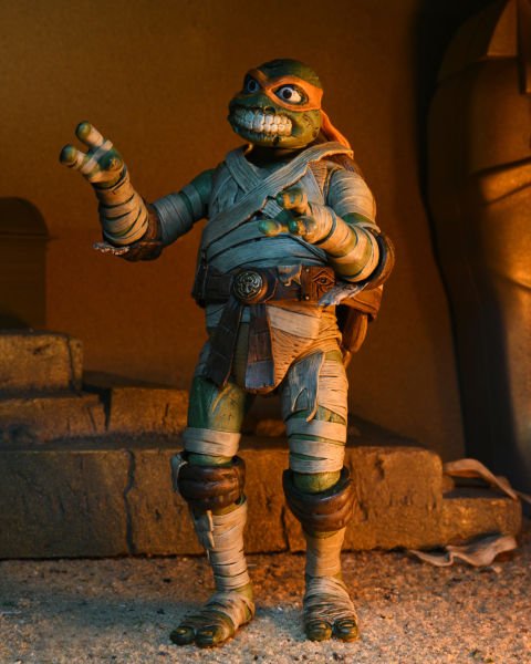 Universal Monsters x TMNT: Ultimate Michelangelo as The Mummy Aksiyon Figürü