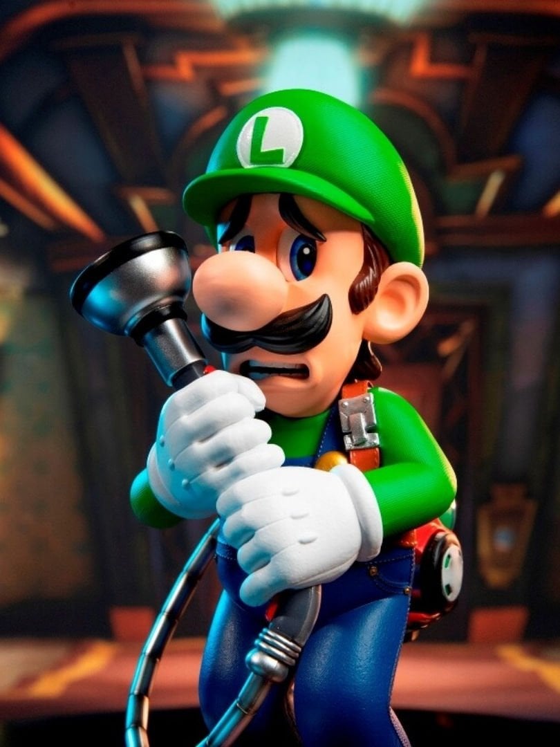 Luigi's Mansion 3 - Luigi PVC Painted Heykel