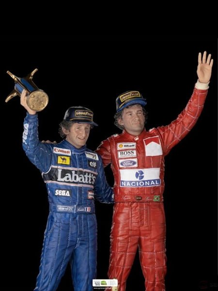 Formula One: Alain Prost and Ayrton Senna - The Last Podium 1993 Deluxe 1/10 Art Scale Limited Edition Heykel