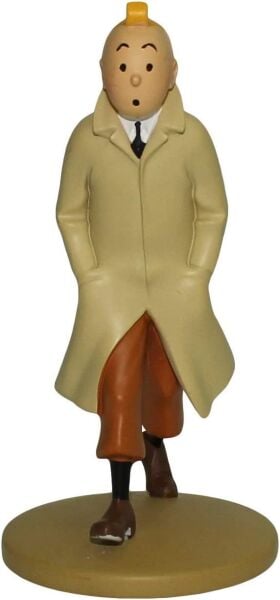 Tintin Wearing His Trench Coat