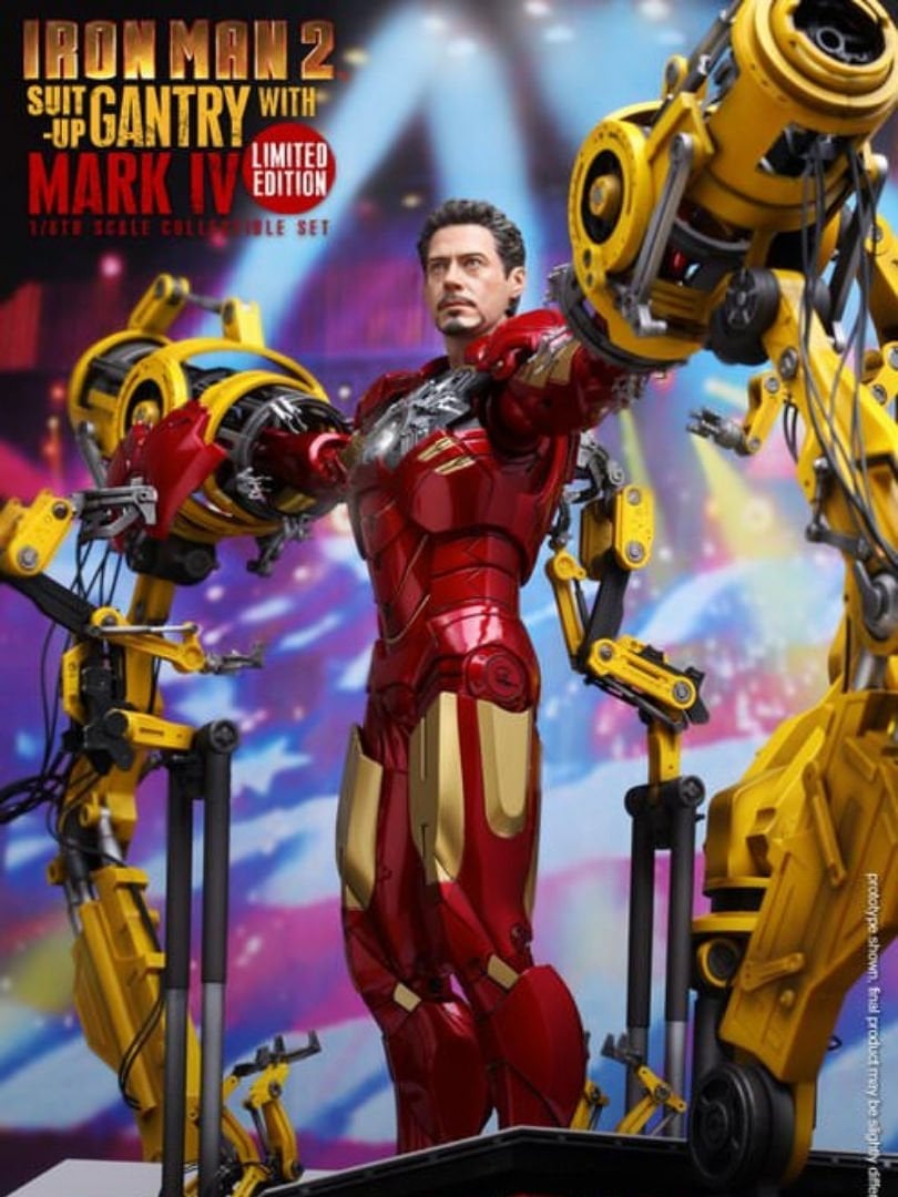Iron Man 2 - Suit-Up Gantry with Iron Man Mark IV 1/6 Scale Limited Edition Koleksiyon Figür Seti