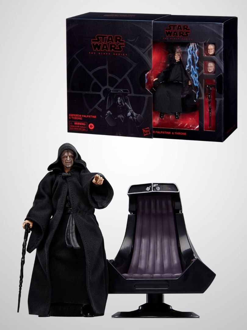 Star Wars Black Series Emperor Palpatine & Throne Aksiyon Figür Seti (Return of the Jedi)