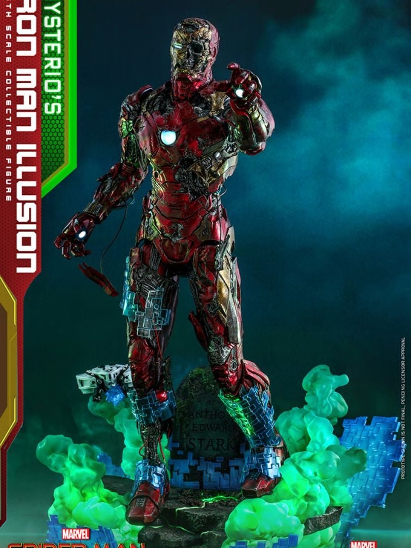 Spider-Man: Far From Home - Mysterio’s Iron Man Illusion 1/6 Scale Koleksiyon Figürü