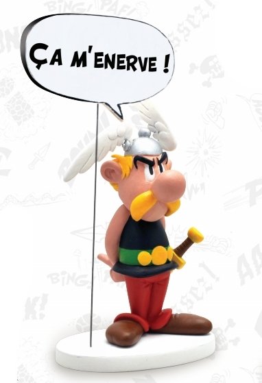 Asterix Comics Bubbles Statue