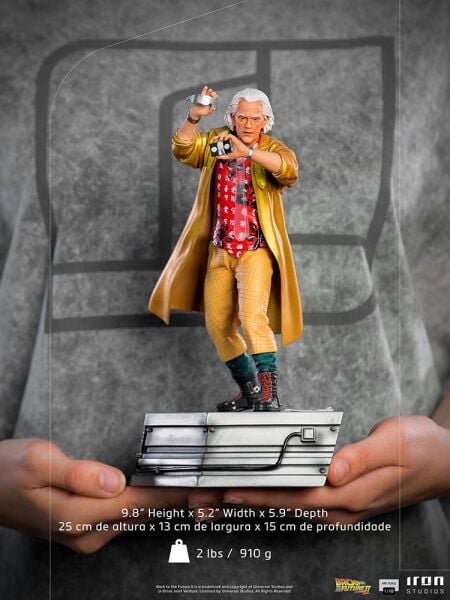 Back To The Future 2 - Doctor Brown 1/10 Art Scale Limited Edition Heykel