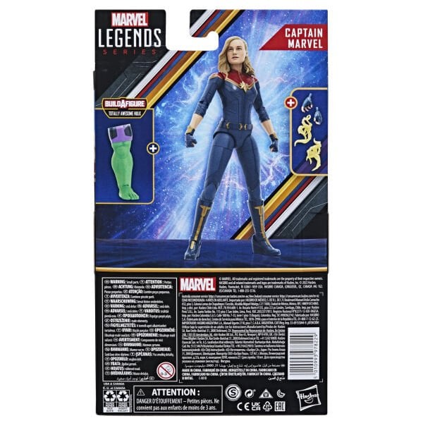 The Marvels - Marvel Legends Captain Marvel (Totally Awesome Hulk BAF)