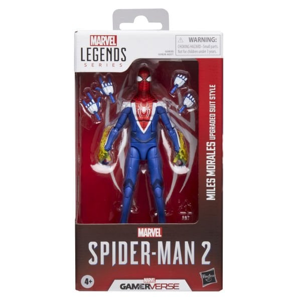 Marvel Legends Gamerverse Miles Morales Upgraded Suit Style (Spider-Man 2 Video Game) Aksiyon Figürü
